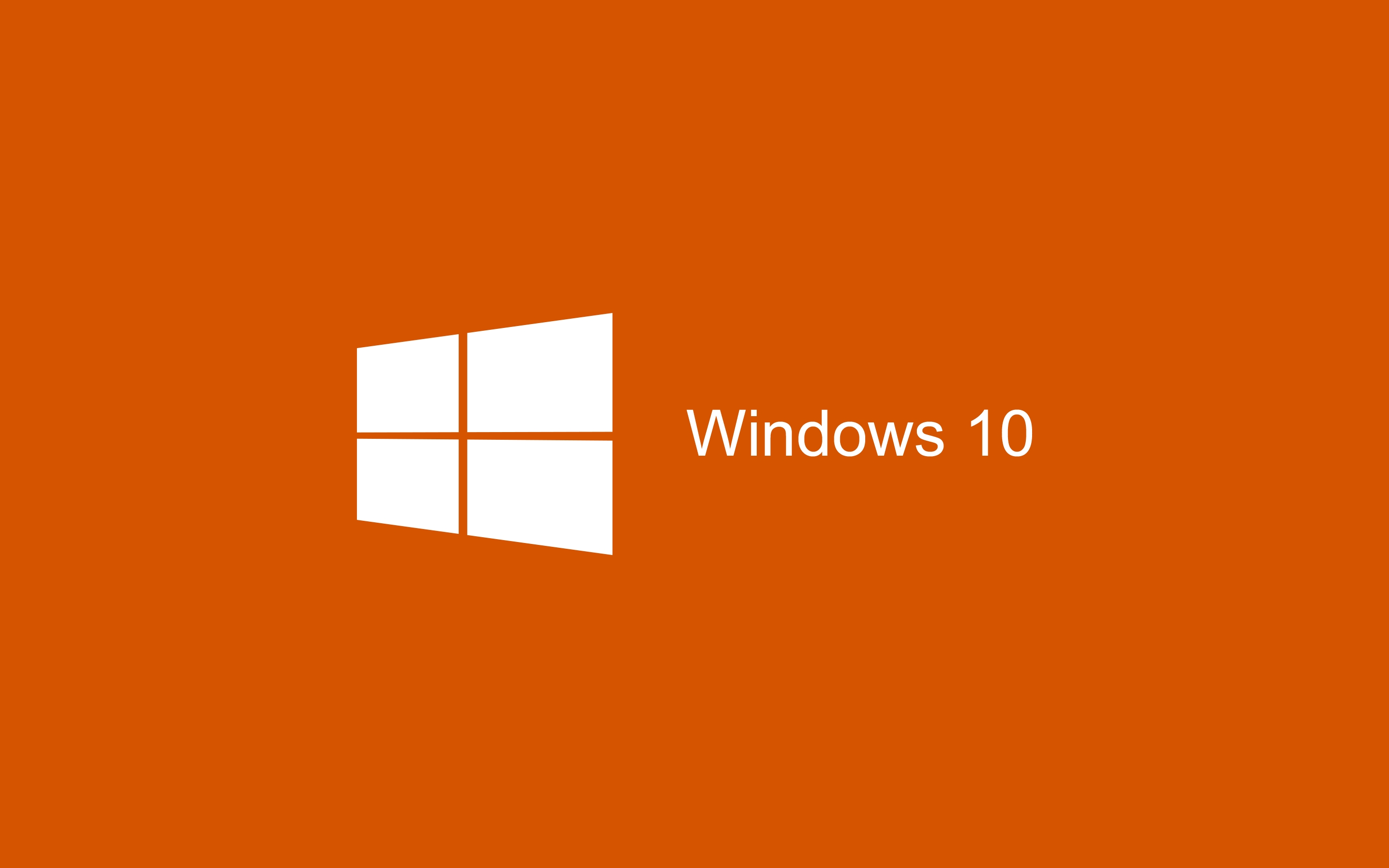 Windows 10 008 Orange, Logo, Logo