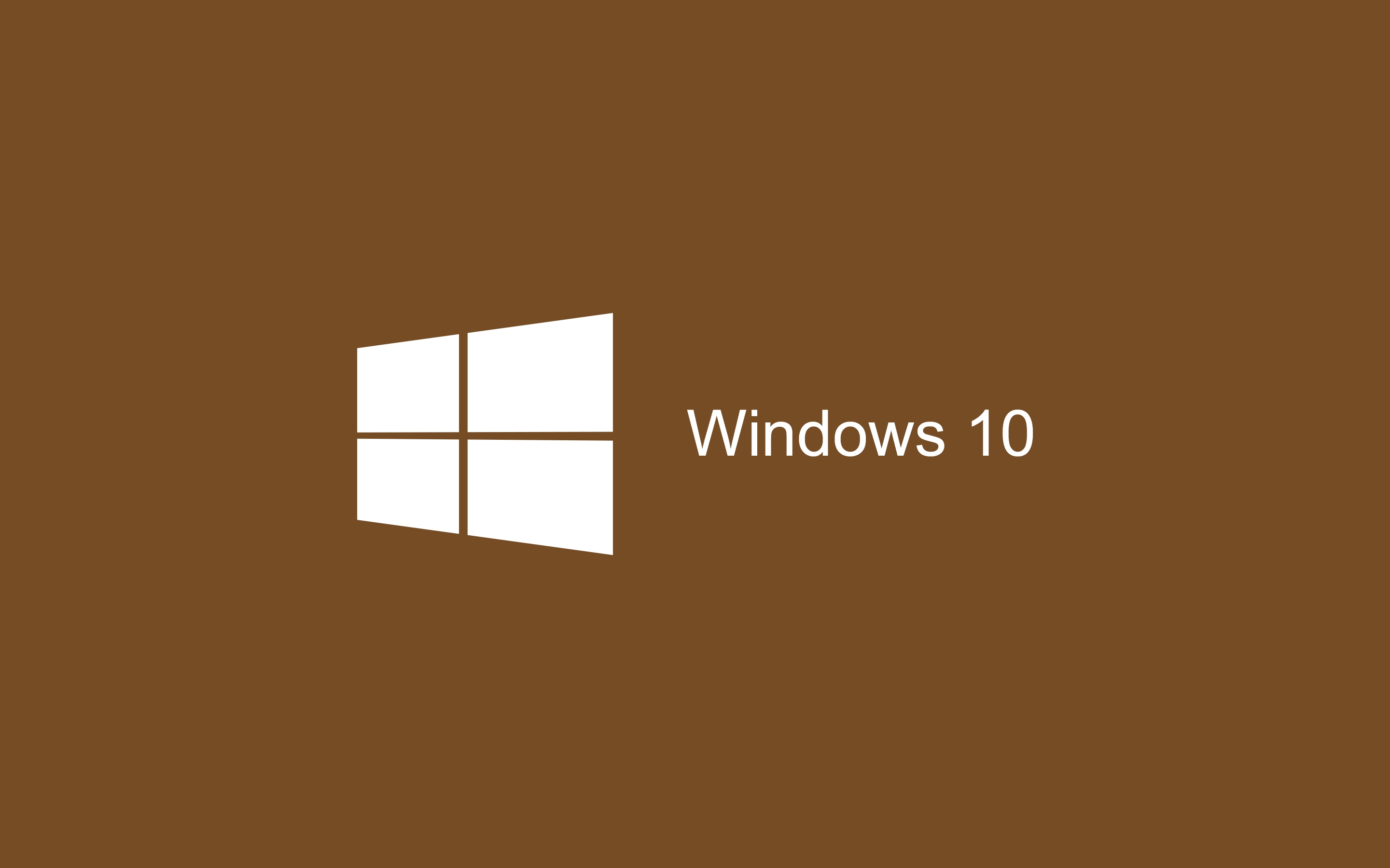 Windows 10 014 Brown, Logo, Logo