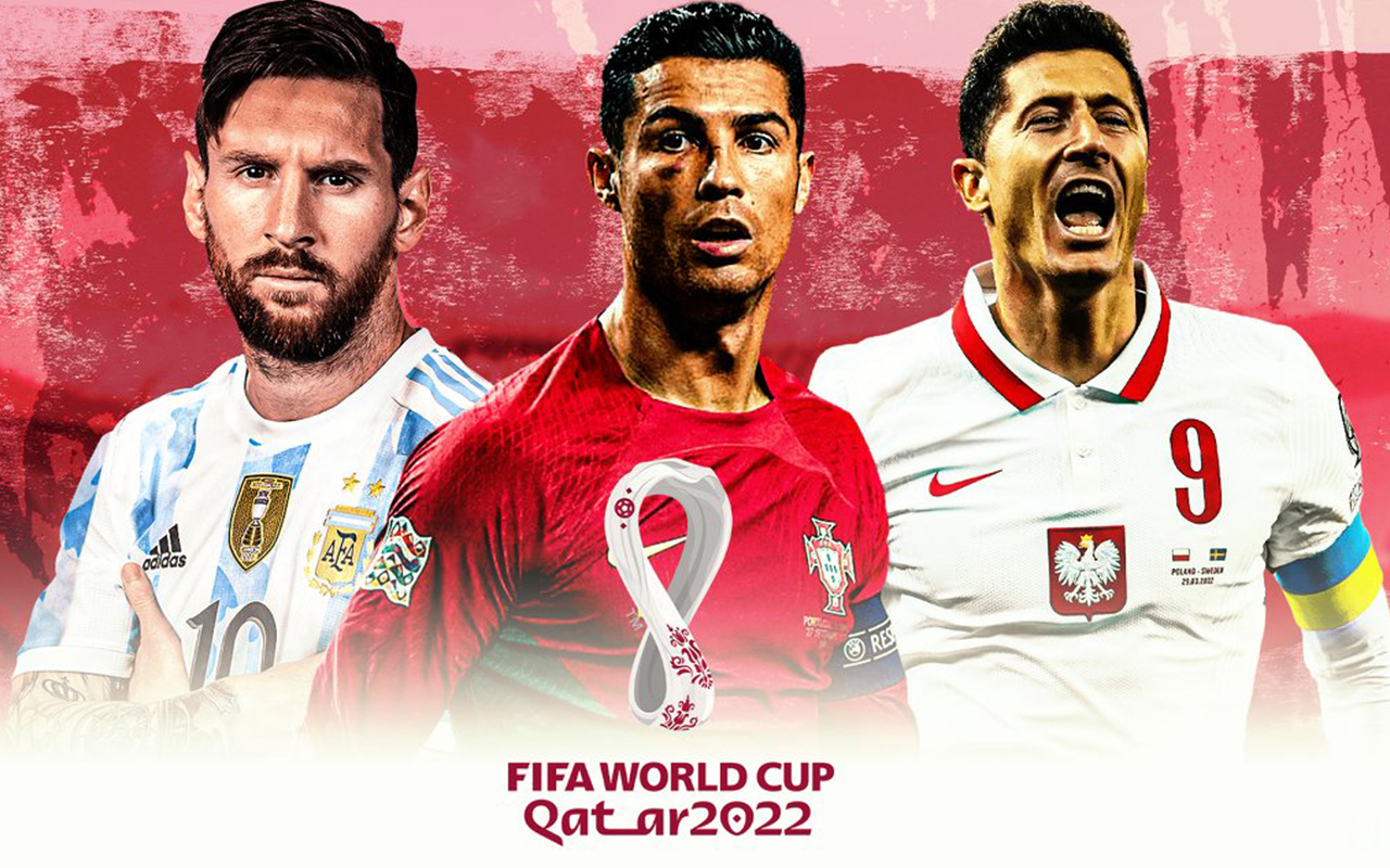 FIFA World Cup Qatar 2022 048 Messi, Ronaldo, Lewandowski