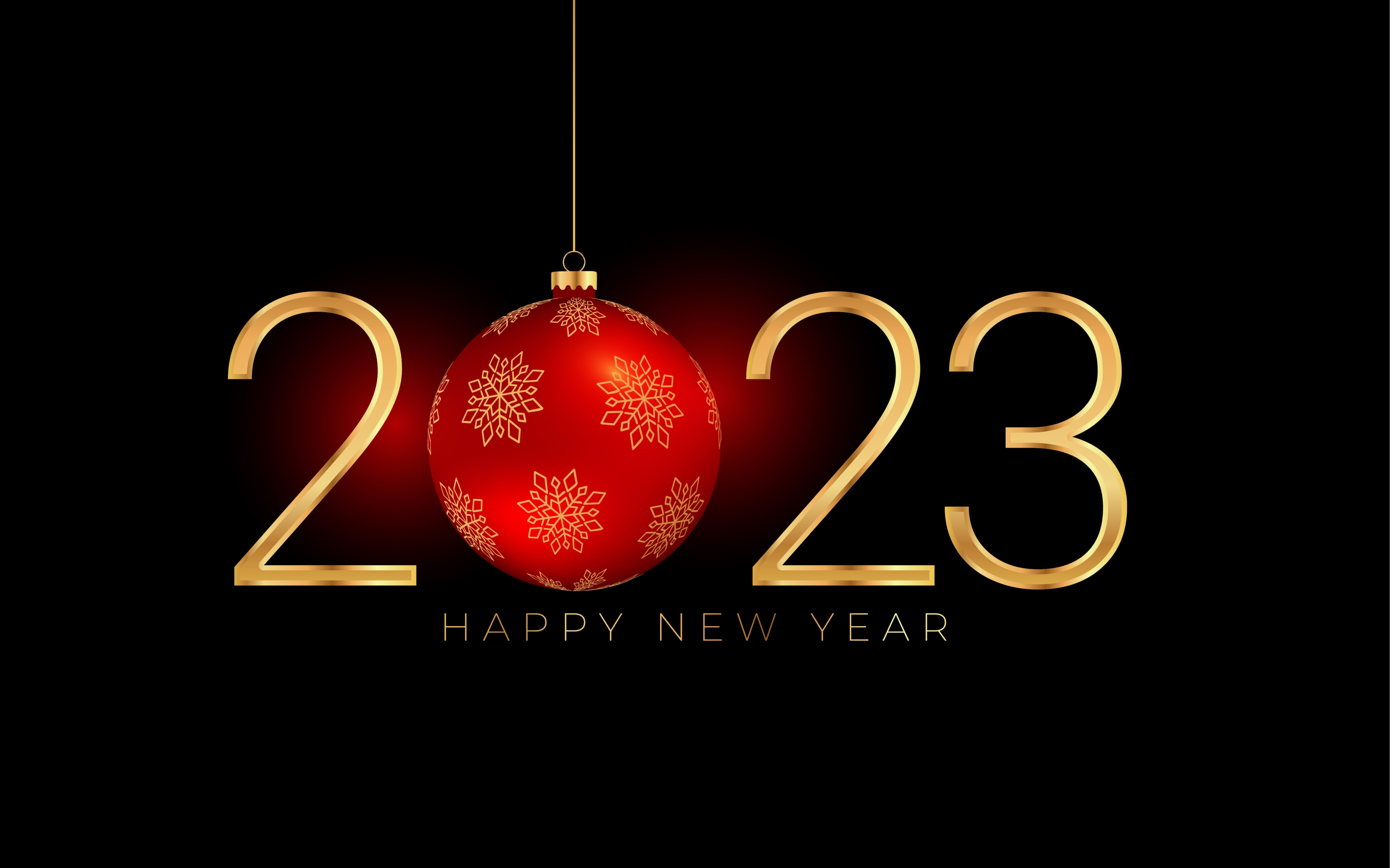 Sylwester, Nowy Rok, New Year 1132 Happy New Year 2023, Bombka