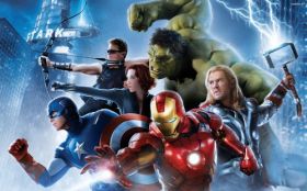 Avengers Age of Ultron 055 Thor, Captain America, Hulk, Hawkeye, Black Widow, Iron Man