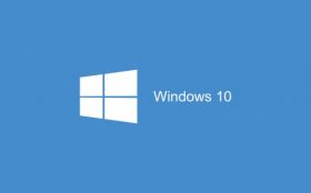 Windows 10 002 Dull Blue, Logo, Logo
