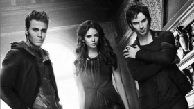 Pamietniki wampirow, The Vampire Diaries 025 Paul Wesley, Nina Dobrev, Ian Somerhalder