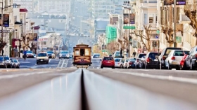 Tramwaj 001 San Francisco, Ulica