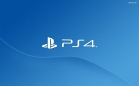 Sony Playstation 4 003 Logo, Niebieski