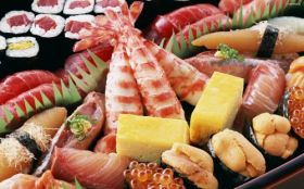 Sushi 018 Krewetki, Owoce Morza, Ser