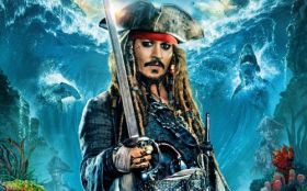 Piraci z Karaibow Zemsta Salazara (2017) 011 Johnny Depp jako Kapitan Jack Sparrow
