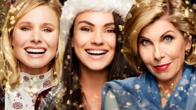 Zle mamuski 2. Jak przetrwac swieta (2017) A Bad Moms Christmas 013 Kristen Bell jako Kiki, Mila Kunis jako Amy, Christine Baranski jako Ruth