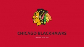 Chicago Blackhawks 009 NHL, Hokej, Logo, Lets Go Hawks