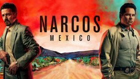 Narcos Meksyk (2018-) Narcos Mexico 001 Diego Luna jako Miguel Angel Felix Gallardo, Michael Pena jako Enrique Kiki Camarena