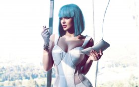 Kylie Jenner 054 Cotton Candy Blue Hair