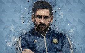 Lionel Messi 036 Argentyna, Napastnik