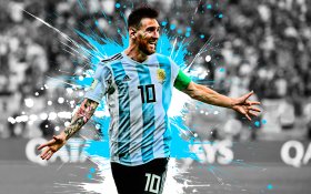 Lionel Messi 063 Argentyna, Napastnik