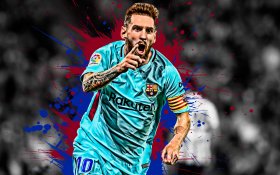 Lionel Messi 068 FC Barcelona, Primera Division, Hiszpania