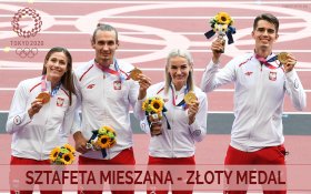 Igrzyska Olimpijskie Tokio 2020 023 Sztafeta Mieszana 4x400, Zloty Medal