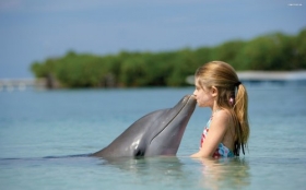 Delfin 2560x1600 007 Dziewczynka