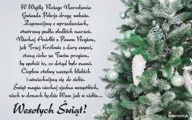 Swieta, Boze Narodzenie, Christmas 2178 Choinka, Zyczenia Swiateczne, W Wigilie Bozego Narodzenia ...