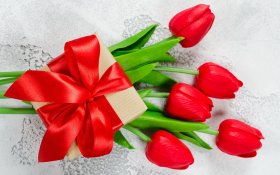 Walentynki, Milosc 1414 Tulipany, Prezent