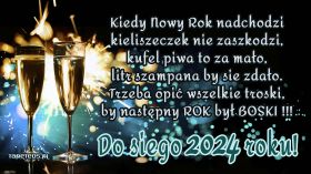 Sylwester, Nowy Rok, New Year 1260 Fajerwerki, Kieliszki Szampana, Zyczenia na Nowy 2024 Rok, Kiedy Nowy Rok Nadchodzi ...