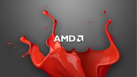 AMD 041 Logo, Red
