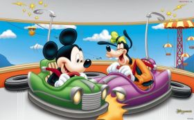 Disney 1920x1200 014 Myszka Miki, Goofy