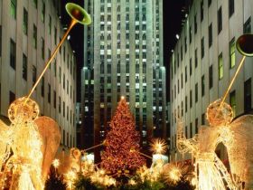 Christmas at Rockefeller Center, New York City, New York - 1600x1200 - ID 35282 - PREMIUM