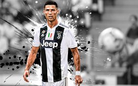 Cristiano Ronaldo 077 Juventus F.C. Wlochy Serie A