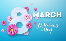 Dzien Kobiet 136 8 March, Womens Day, Rozowe Kwiatki