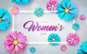Dzien Kobiet 140 Kwiaty, Happy Womens Day