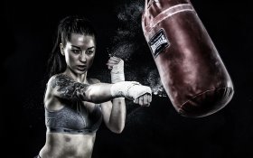 Boks, Boxing 057 Kobieta, Worek Treningowy